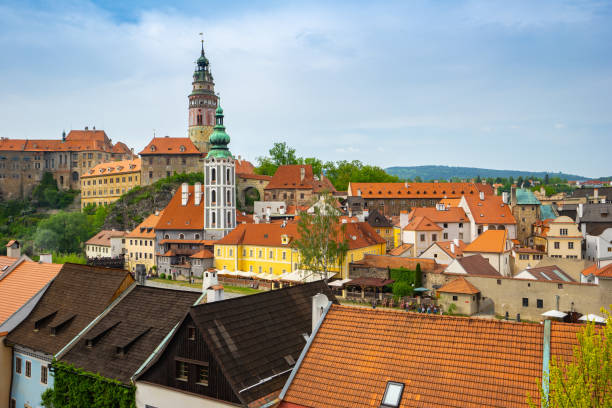 istock Cesky Krumlov old town in Czech Republic 1141619911