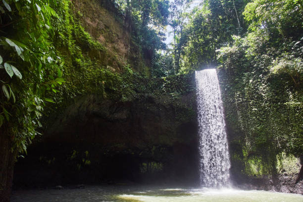 istock Tibumana Falls. Blowing waterfall in Bali. 1141619948