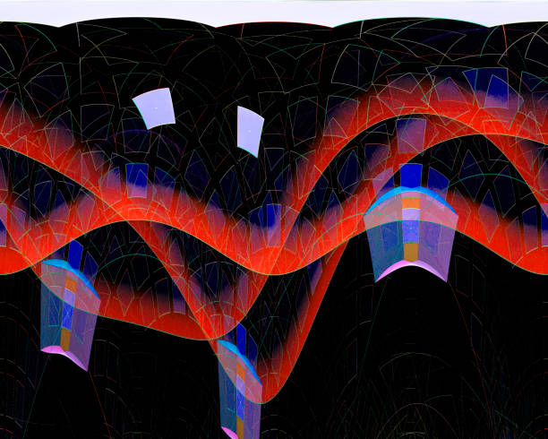 istock abstract digital fractal, fantasy design 1141621581