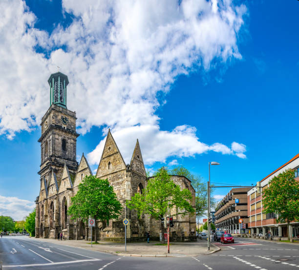 kościół aegedienkirche w: hannover - lower saxony zdjęcia i obrazy z banku zdjęć