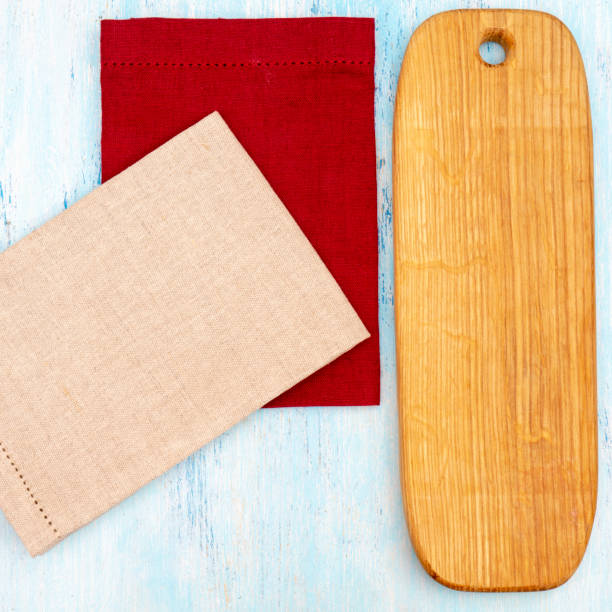 istock Wooden oak cutting board. 1141625541