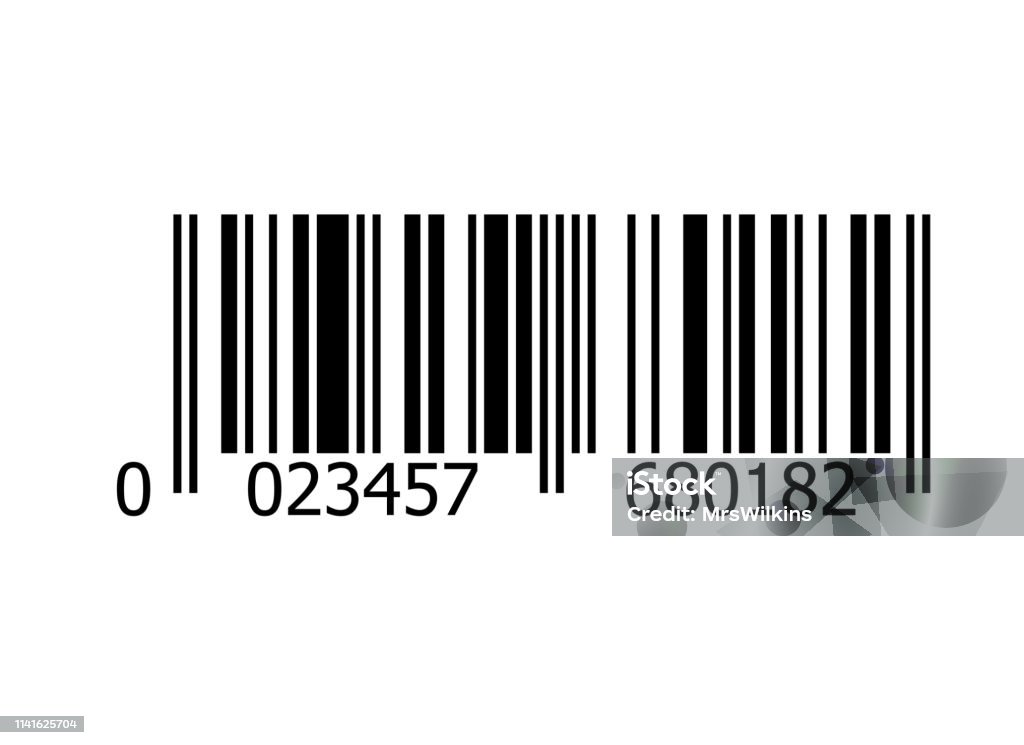 Graphical Bar Code Barcode Vector Graphic Illustration Stock Illustration - Download Image ...
