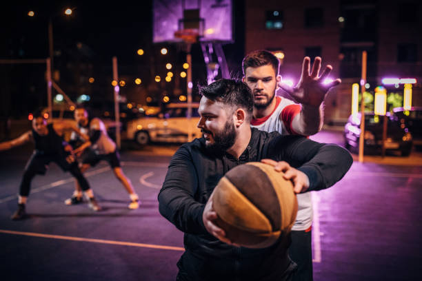 istock Night for streetball 1141626330
