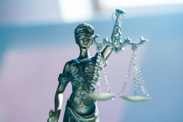 istock Law and Justice concept, Gray background 1141626374