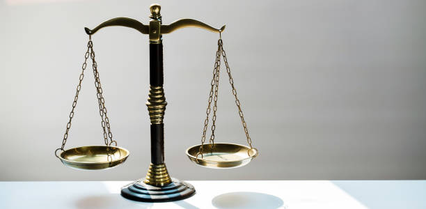 istock Law and Justice concept, Gray background 1141626535