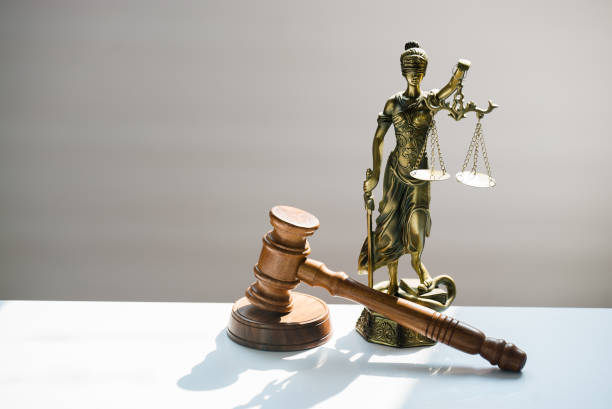 istock Law and Justice concept, Gray background 1141626559