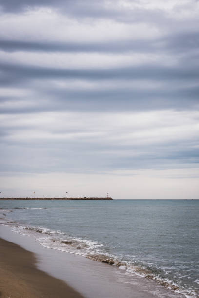 istock The beach by an overcast day 1141629082