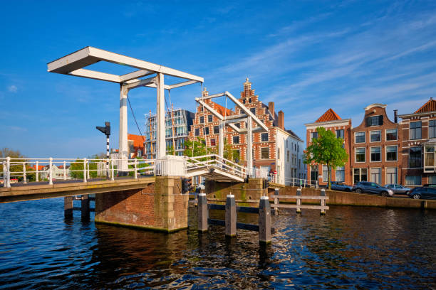 istock Gravestenenbrug bridge in Haarlem, Netherlands 1141636758