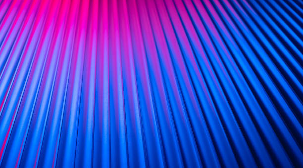 istock Neon wall empty blank background with blue pink gradient night vibrant color bright light, retrowave synthwave glowing night life city style, abstract futuristic party club disco design, copy space 1141641683
