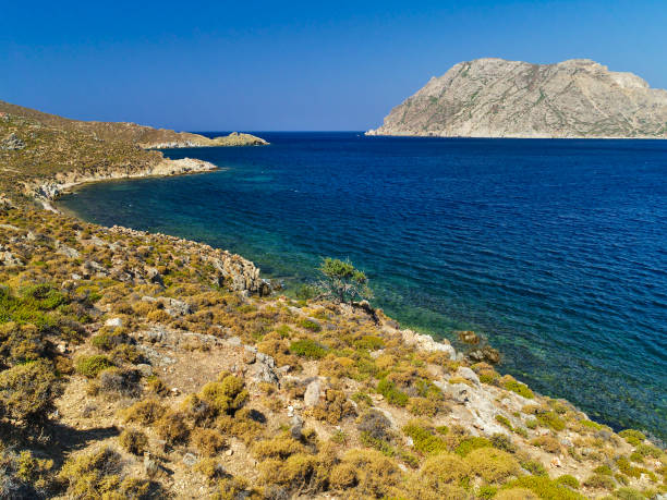 istock Beautiful greek summer sunny beach. 1141643015