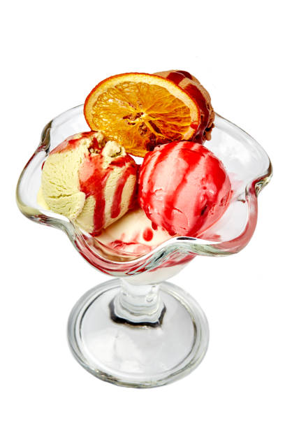 istock Ice Cream in a glass isolated on white 1141644830