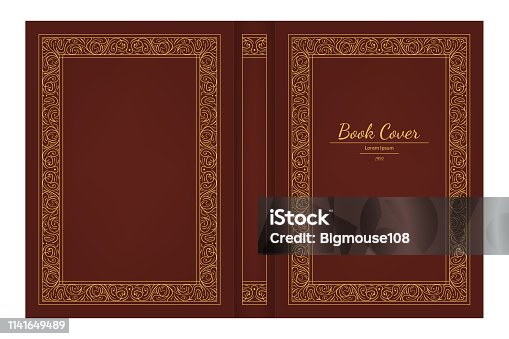istock Realistic 3d Detailed Old Book Cover. Vector 1141649489