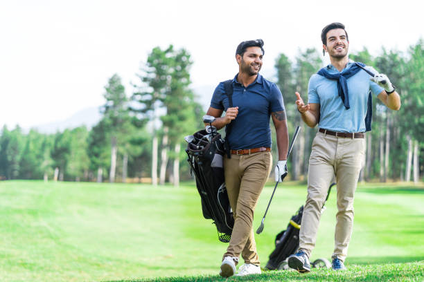 istock Friends Playing Golf on a Beautiful Sunny Day 1141649526