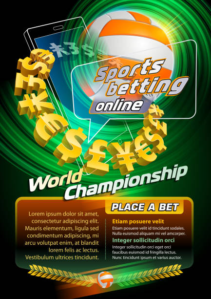 Sports betting volleyball Sports betting volleyball sports free bet bonus code stock illustrations