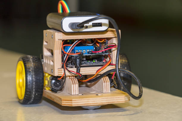 istock Designs the handmade model of the machine or car 1141653372