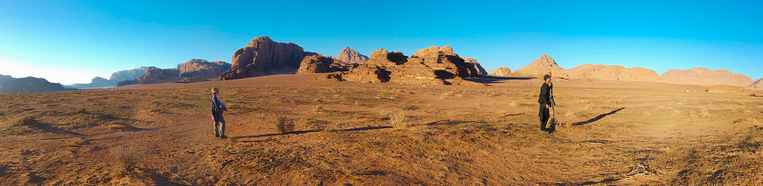 Photographer at Wadi Rum Desert in Jordan