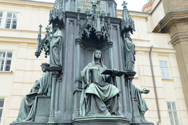 istock Details of Charles Monument in Prague 1141654791