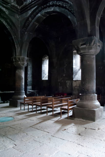 istock light through the monastery windows, old church 1141661625