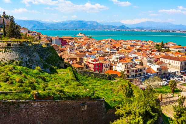 istock Nafplio, Greece aerial view 1141663689
