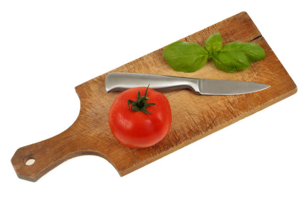 ingredients and kitchen utensils on a white background