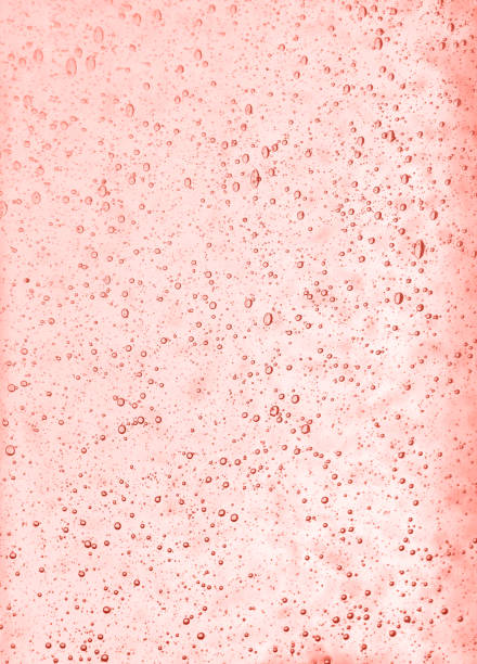istock Background texture of transparent pink glass 1141667764