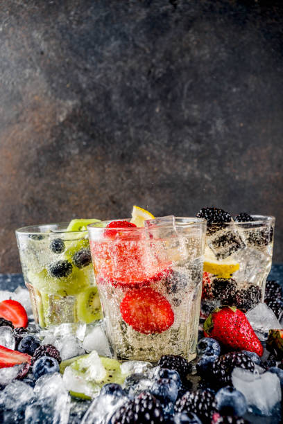 istock Lemonade, infused water with fresh berries 1141679392