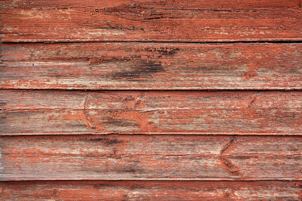 istock Old wooden background with horizontal boards. Old wooden wall 1141680704