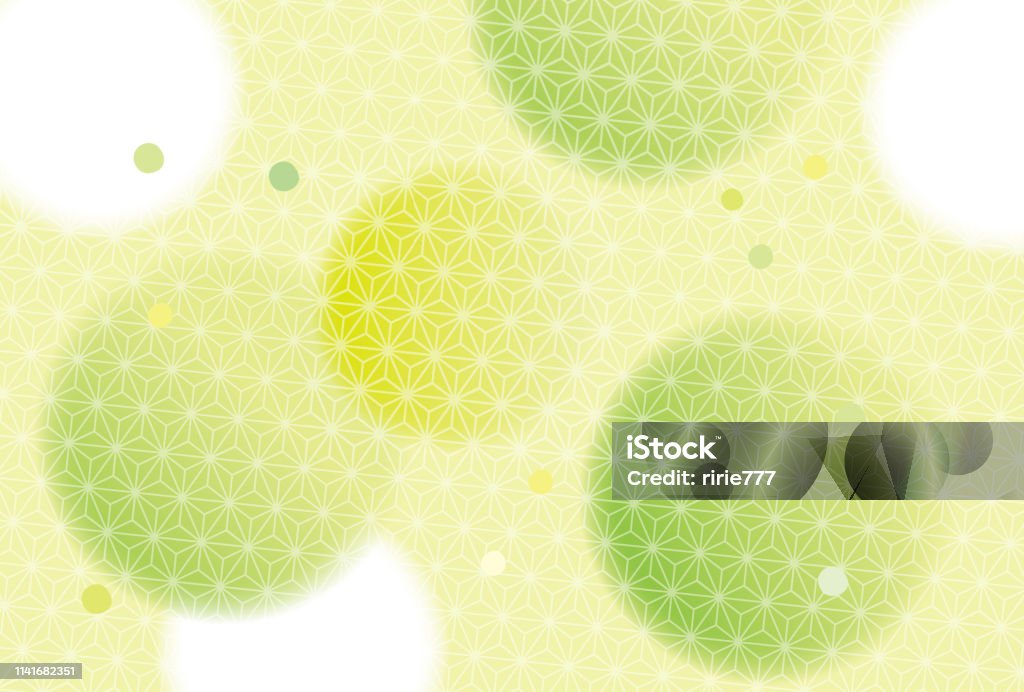 Japan Green Pattern Green Beautiful Japanese Style Pattern Stock Illustration - Download ...