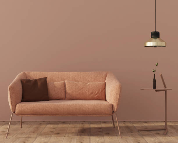 istock Monochrome interior of living room 1141689057