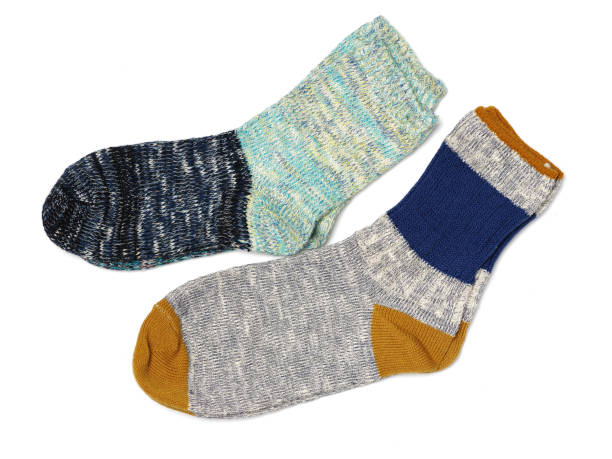 istock Colorful sock on a white background 1141689311