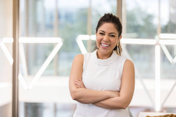 istock Confident woman takes a break 1141695670