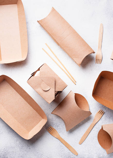 istock Eco friendly fast food containers 1141696427