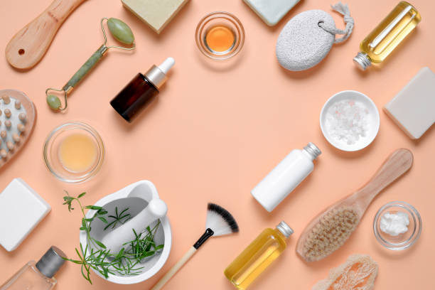 istock Spa products for home skin care 1141698963