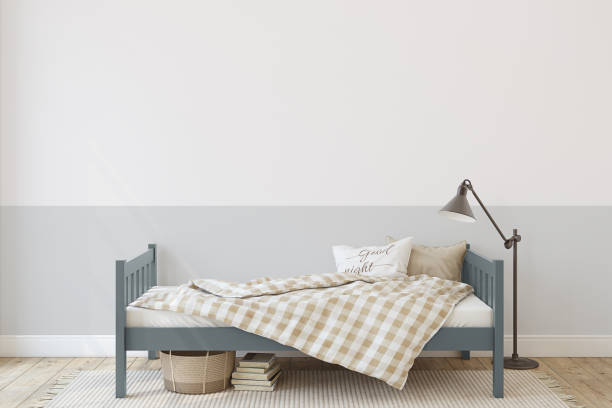 istock Toddler room. Interior mockup. 3d render. 1141701040