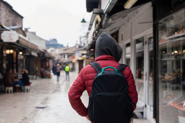 istock Solo traveler exploring his destination 1141704877