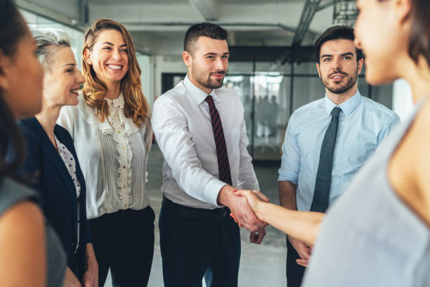 istock Business deal with handshake 1141707537
