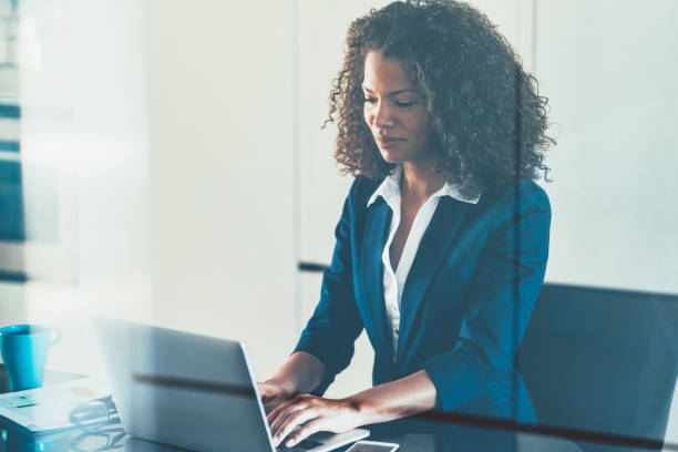 istock Businesswoman working in the office 1141707555