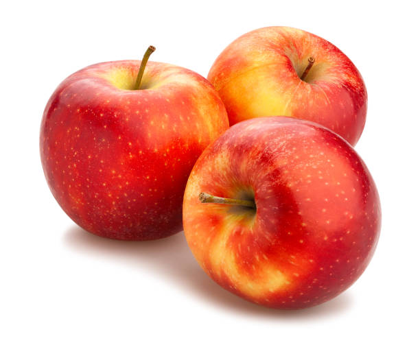 red apples red apples path isolated isolated apple stock pictures, royalty-free photos & images