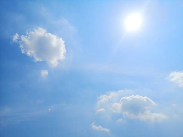 istock Sunshine​ White​ clouds​ in the​ bule sky​ Cloudy natural background​ space for​ write​ beautiful​ ​nature 1141709482