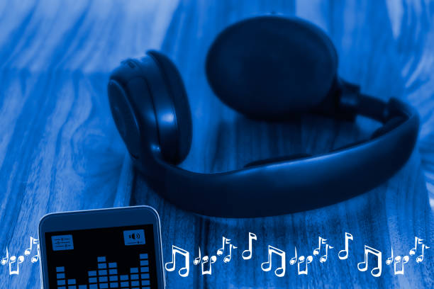 Music Streaming Concept stock photo