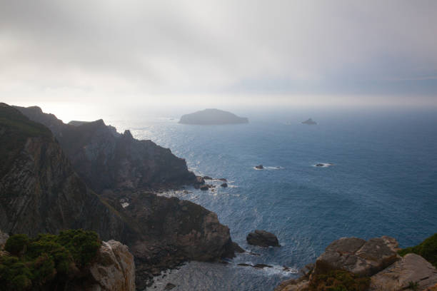 istock View of danger cliffs in Cabo Penas 1141714672