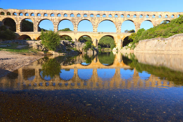 istock The reflection of the old Roman bridge. 1141715687