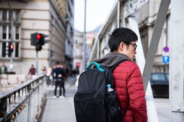 istock Solo traveler exploring his destination 1141718943