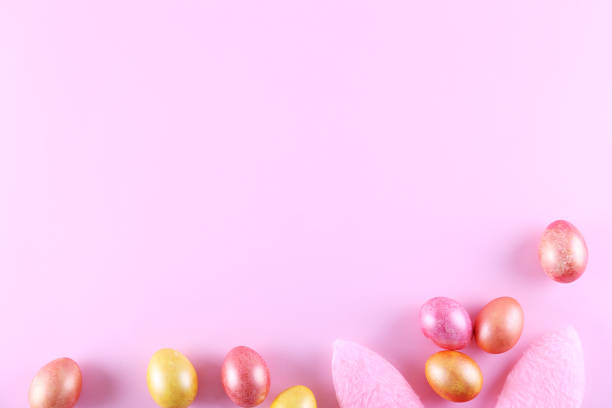 istock Easter holiday background with a lot of copy space for text. 1141723982
