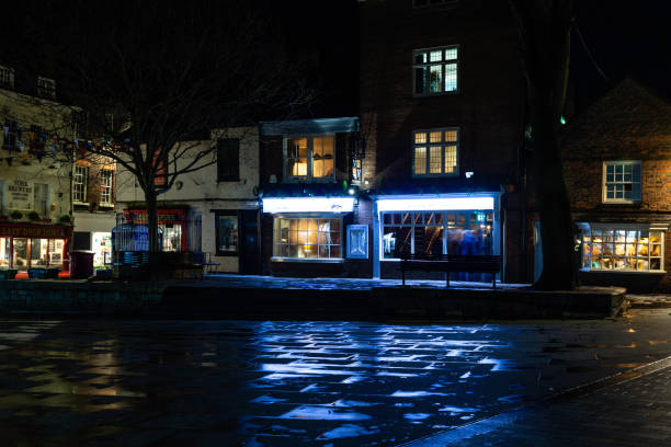 York, Shambles on a wet night.