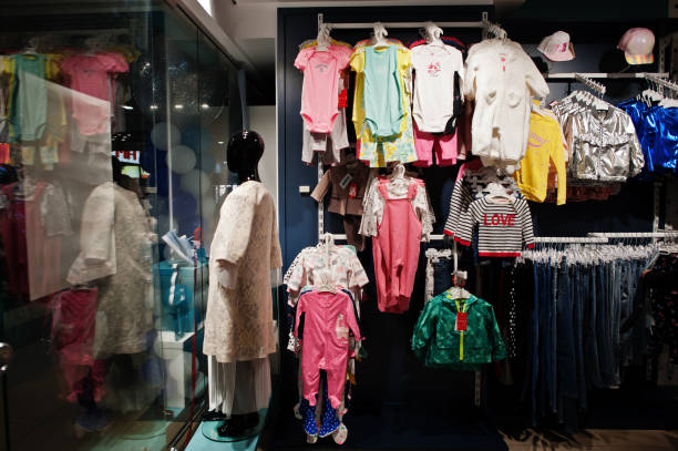istock Children's clothing store 1141729434