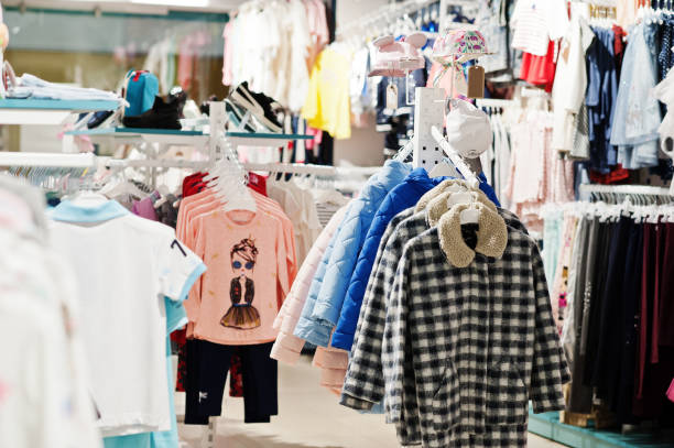 istock Children's clothing store 1141729460