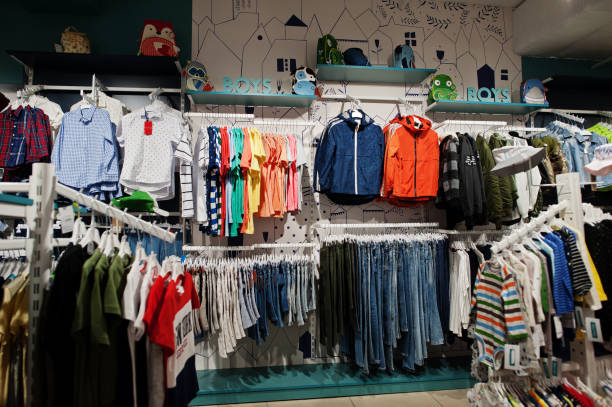 istock Children's clothing store 1141729461