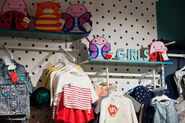 istock Children's clothing store 1141729497