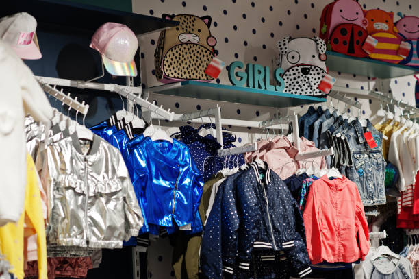 istock Children's clothing store 1141729572